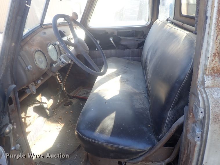 image for item DI7296 1950 GMC 252  dump flatbed truck