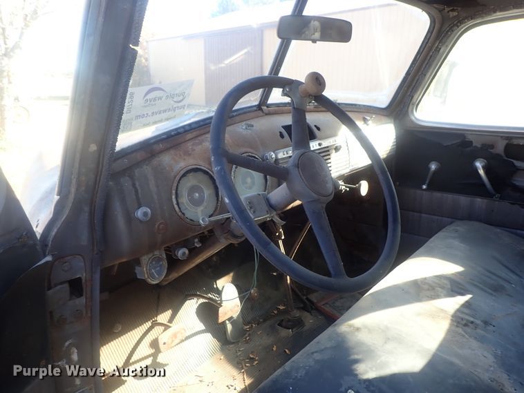 image for item DI7296 1950 GMC 252  dump flatbed truck