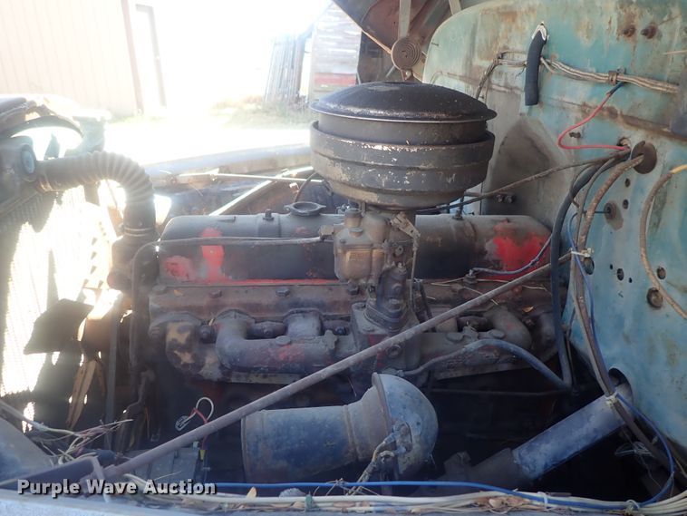 image for item DI7296 1950 GMC 252  dump flatbed truck