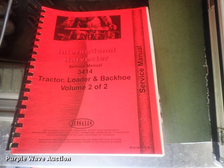 image for item DI7478 International 3414  backhoe