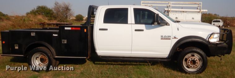 image for item DJ2046 2013 Dodge Ram 5500  Crew Cab flatbed truck