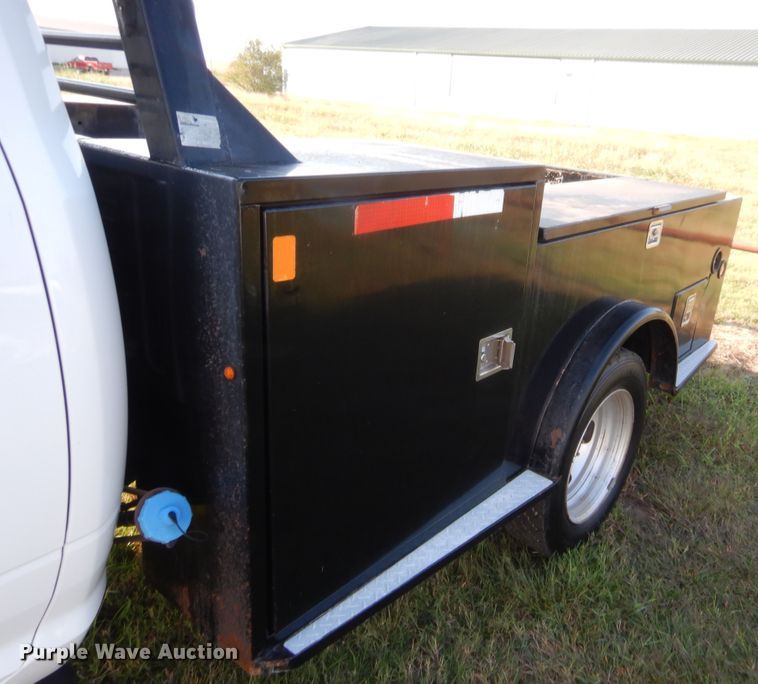 image for item DJ2046 2013 Dodge Ram 5500  Crew Cab flatbed truck