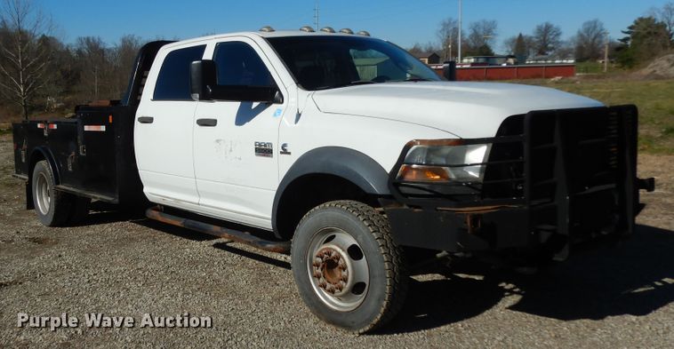 image for item DJ8024 2011 Dodge Ram 5500HD  flatbed truck