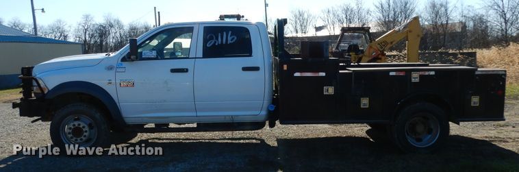 image for item DJ8024 2011 Dodge Ram 5500HD  flatbed truck