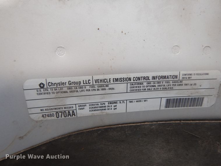 image for item DJ8033 2014 Dodge Ram 1500  Crew Cab pickup truck