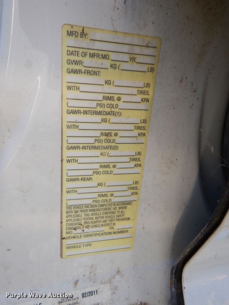 image for item DJ8042 2011 Dodge Ram 5500HD  Crew Cab truck cab and chassis