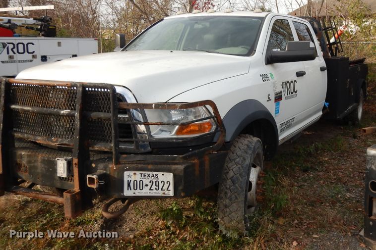image for item DJ8064 2011 Dodge Ram 5500HD  flatbed truck