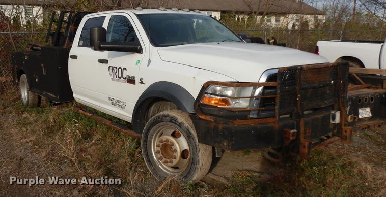 image for item DJ8064 2011 Dodge Ram 5500HD  flatbed truck