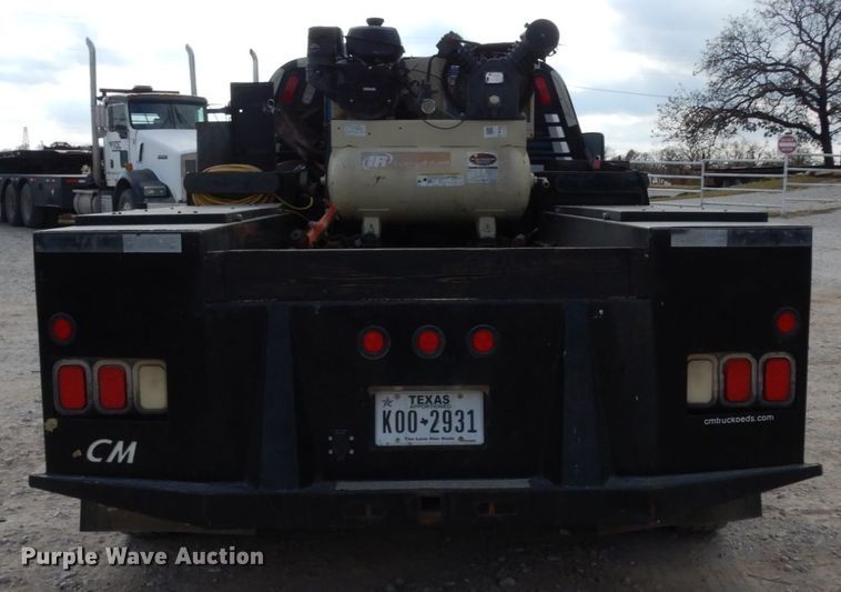 image for item DJ8082 2011 Dodge Ram 5500HD  Crew Cab flatbed truck