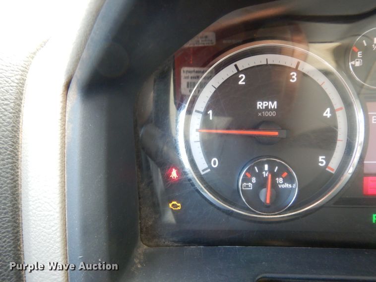 image for item DJ8082 2011 Dodge Ram 5500HD  Crew Cab flatbed truck