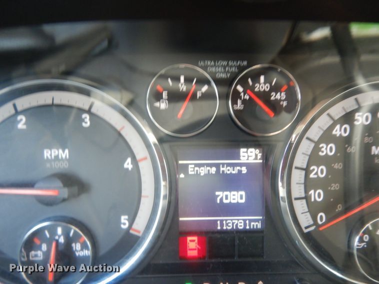 image for item DJ8082 2011 Dodge Ram 5500HD  Crew Cab flatbed truck