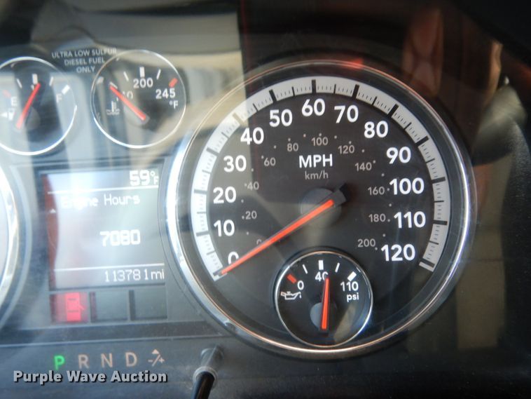 image for item DJ8082 2011 Dodge Ram 5500HD  Crew Cab flatbed truck