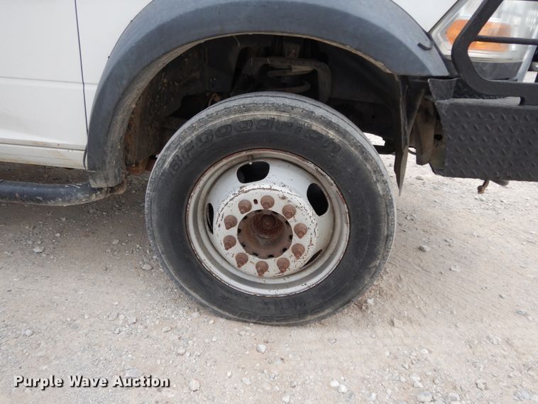 image for item DJ8082 2011 Dodge Ram 5500HD  Crew Cab flatbed truck