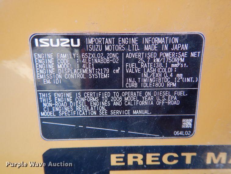 image for item DJ8085 2007 Apache utility trailer