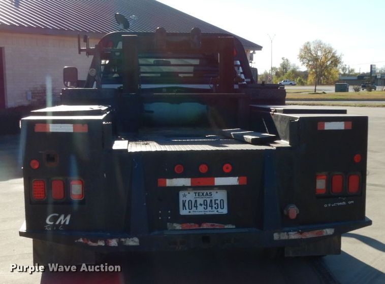 image for item DJ8094 2012 Dodge Ram 5500HD  Crew Cab flatbed truck