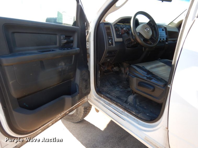 image for item DJ8094 2012 Dodge Ram 5500HD  Crew Cab flatbed truck