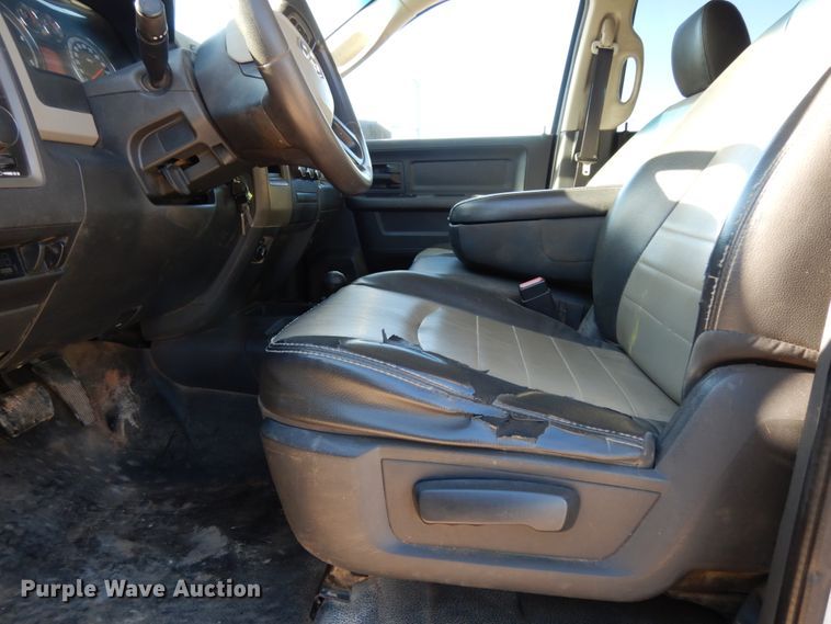 image for item DJ8094 2012 Dodge Ram 5500HD  Crew Cab flatbed truck