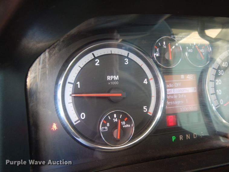 image for item DJ8094 2012 Dodge Ram 5500HD  Crew Cab flatbed truck