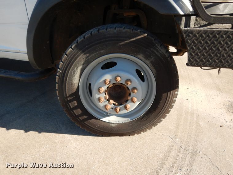 image for item DJ8094 2012 Dodge Ram 5500HD  Crew Cab flatbed truck