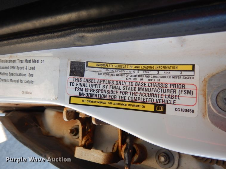 image for item DJ8094 2012 Dodge Ram 5500HD  Crew Cab flatbed truck