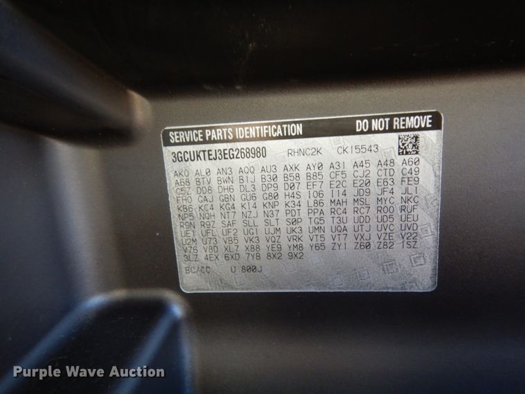 image for item DJ8096 2014 Chevrolet Silverado 1500  Crew Cab pickup truck