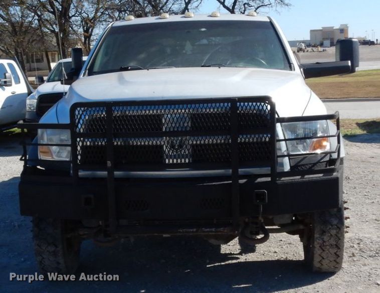 image for item DJ8098 2011 Dodge Ram 5500HD  Crew Cab flatbed truck