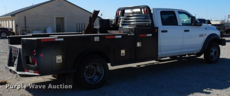 image for item DJ8098 2011 Dodge Ram 5500HD  Crew Cab flatbed truck