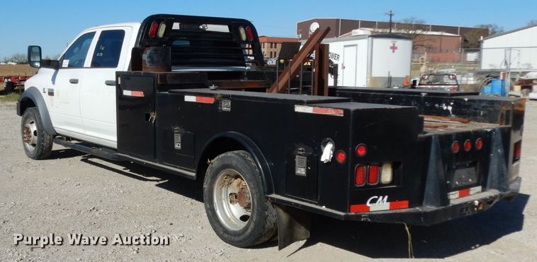 image for item DJ8098 2011 Dodge Ram 5500HD  Crew Cab flatbed truck