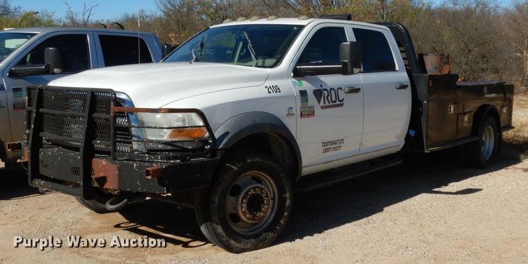 image for item DJ8117 2011 Dodge Ram 5500HD  flatbed truck