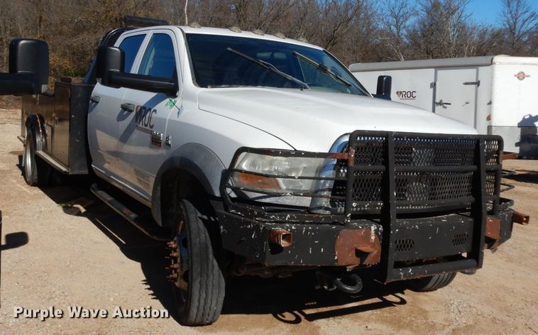 image for item DJ8117 2011 Dodge Ram 5500HD  flatbed truck