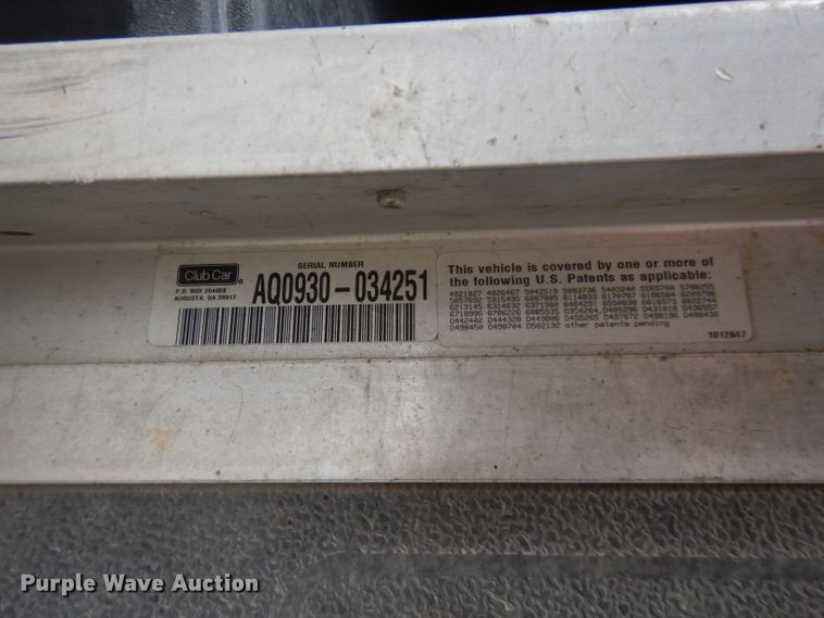 image for item DL2573 (3) Club Car golf carts