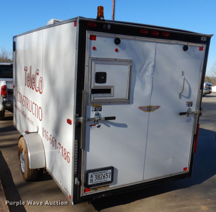 image for item DY9645 2014 H&H enclosed cargo trailer