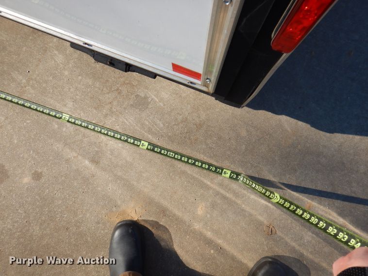 image for item DY9645 2014 H&H enclosed cargo trailer