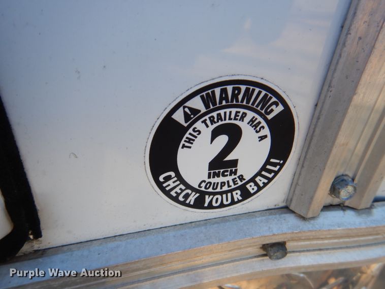 image for item DY9645 2014 H&H enclosed cargo trailer