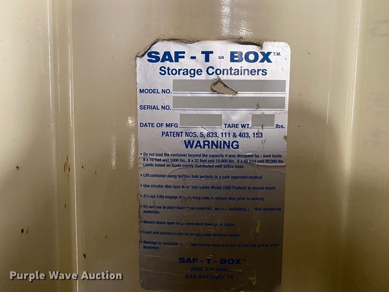 image for item EL9739 Saf-T-Box storage container