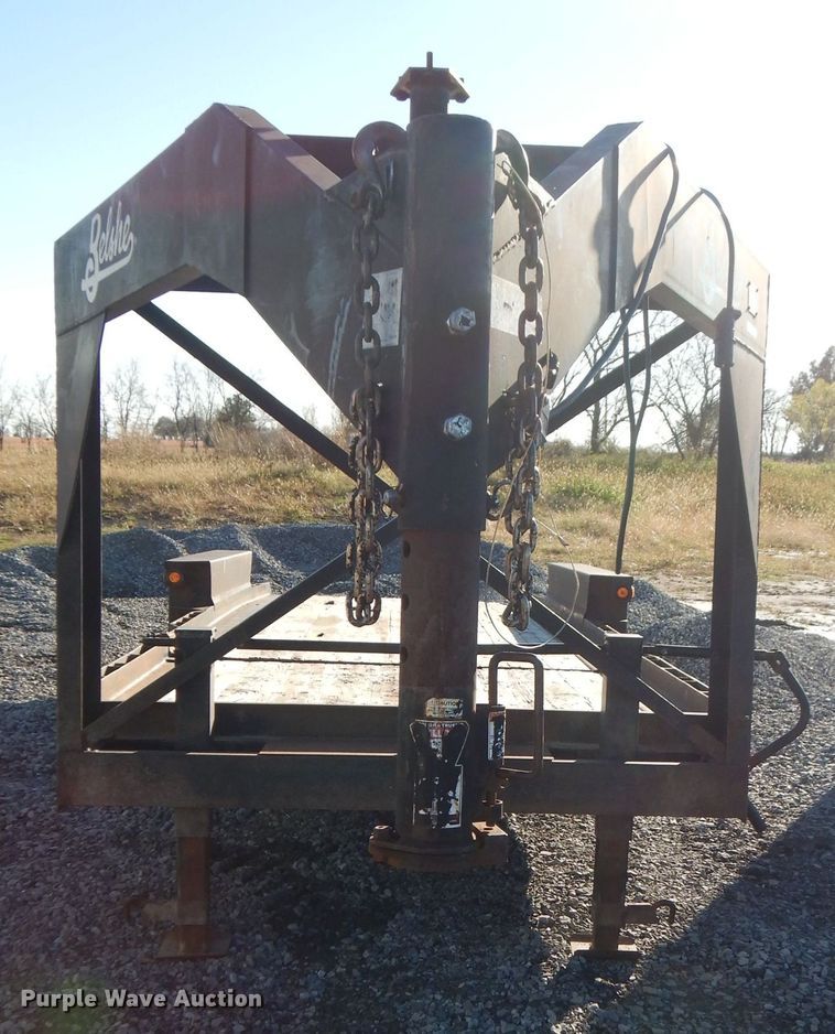 image for item FW9944 2012 Belshe TB14 tilt deck equipment trailer