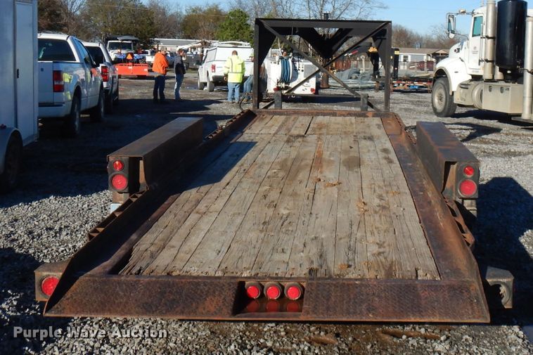 image for item FW9944 2012 Belshe TB14 tilt deck equipment trailer