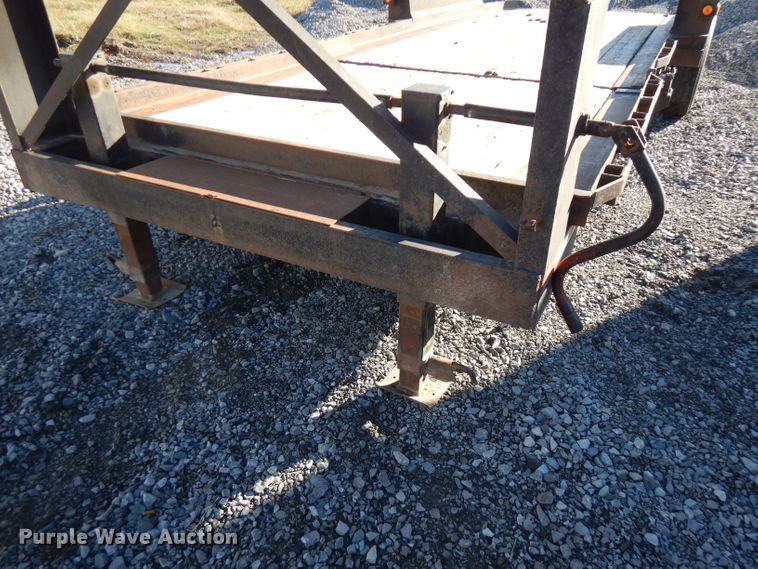 image for item FW9944 2012 Belshe TB14 tilt deck equipment trailer