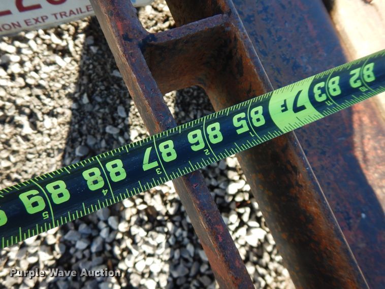 image for item FW9944 2012 Belshe TB14 tilt deck equipment trailer