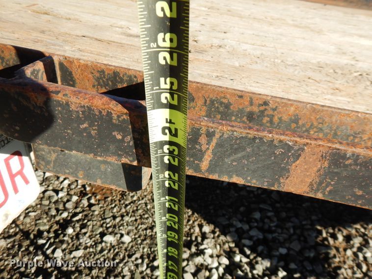 image for item FW9944 2012 Belshe TB14 tilt deck equipment trailer