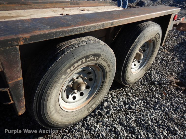 image for item FW9944 2012 Belshe TB14 tilt deck equipment trailer