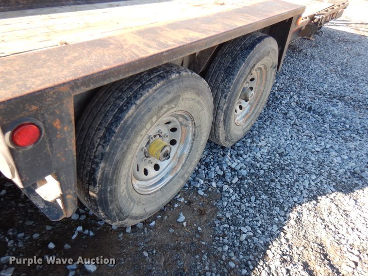 image for item FW9944 2012 Belshe TB14 tilt deck equipment trailer