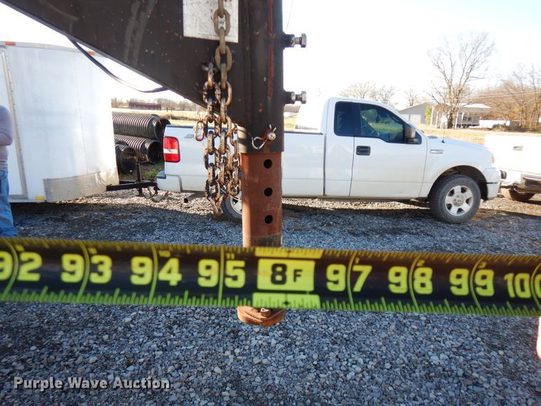 image for item FW9944 2012 Belshe TB14 tilt deck equipment trailer