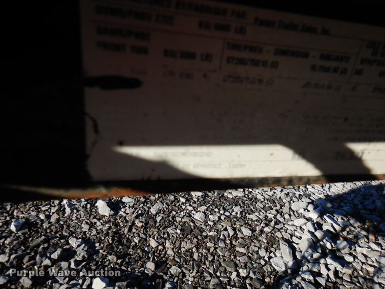 image for item FW9947 2003 Performance utility trailer