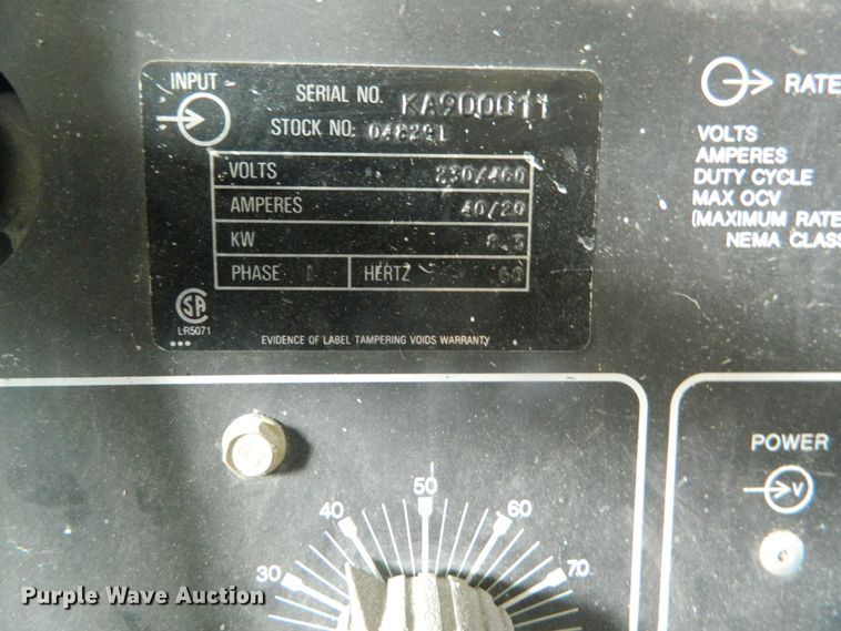 image for item GE9923 Miller Millermatic 200 wire welder