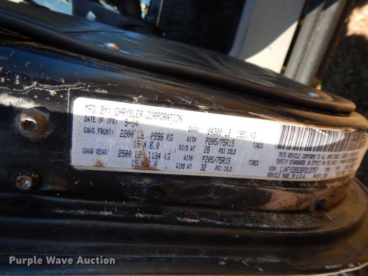 image for item GK9670 1995 Jeep Wrangler Rubicon  SUV