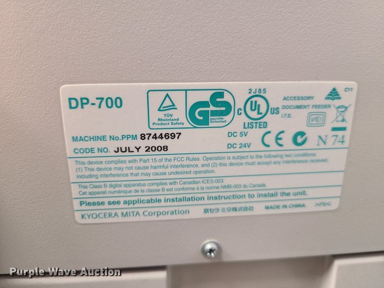 image for item GY9697 Kyocera Km-5050  printer