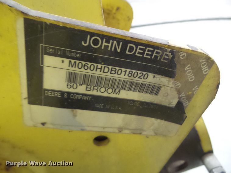 image for item HF9783 John Deere 60"W broom