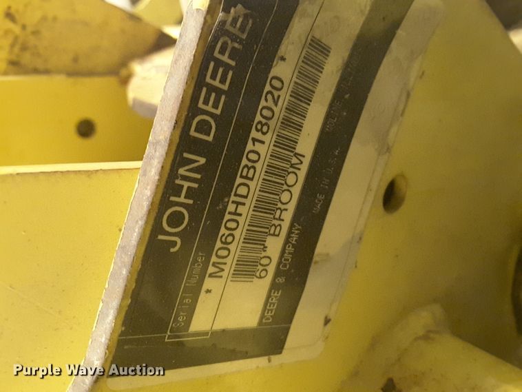 image for item HF9783 John Deere 60"W broom