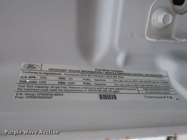 image for item HK9638 2013 Ford F450 Super Duty  truck cab and chassis